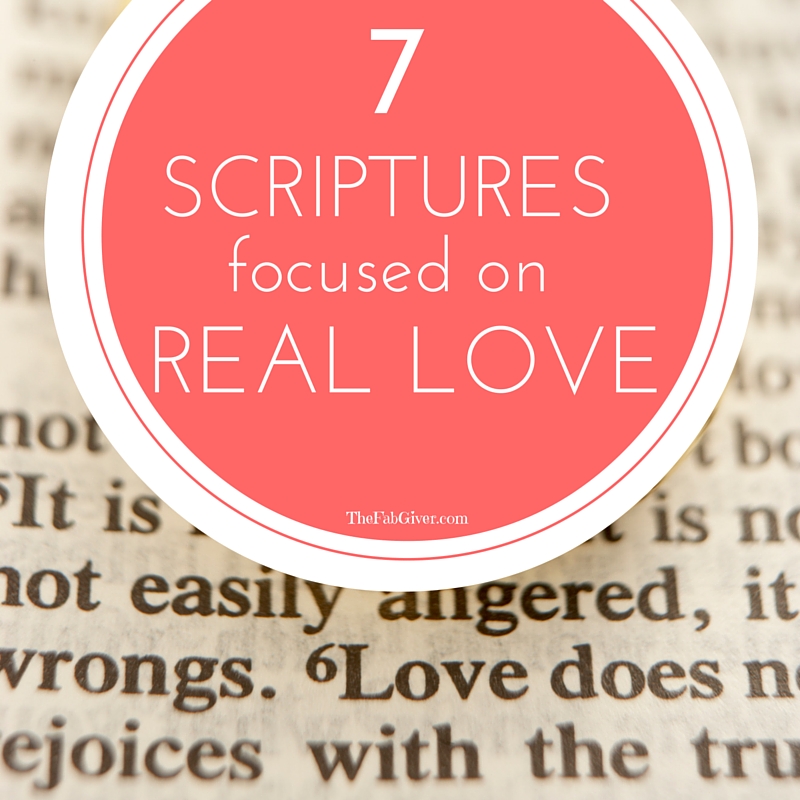 scriptures about love