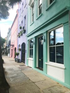 Rainbow Row in Charleston, SC