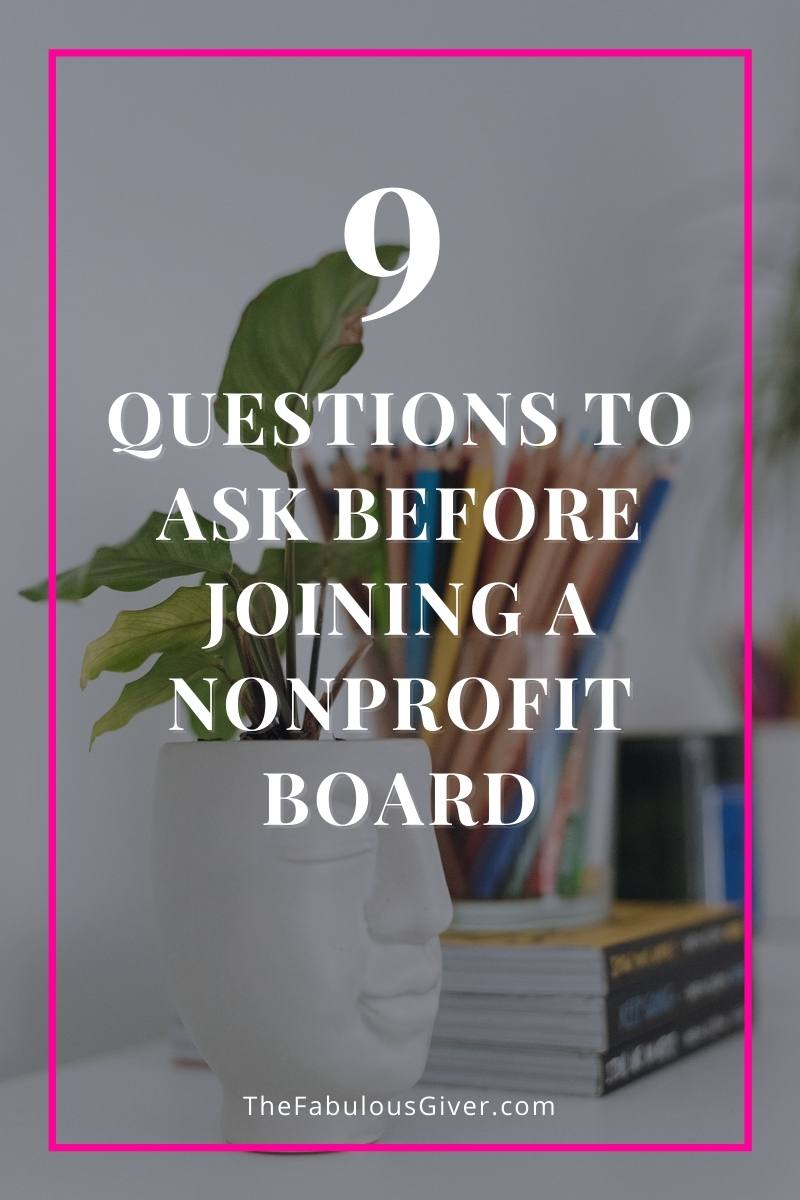 Interview Questions For Nonprofit Board Members